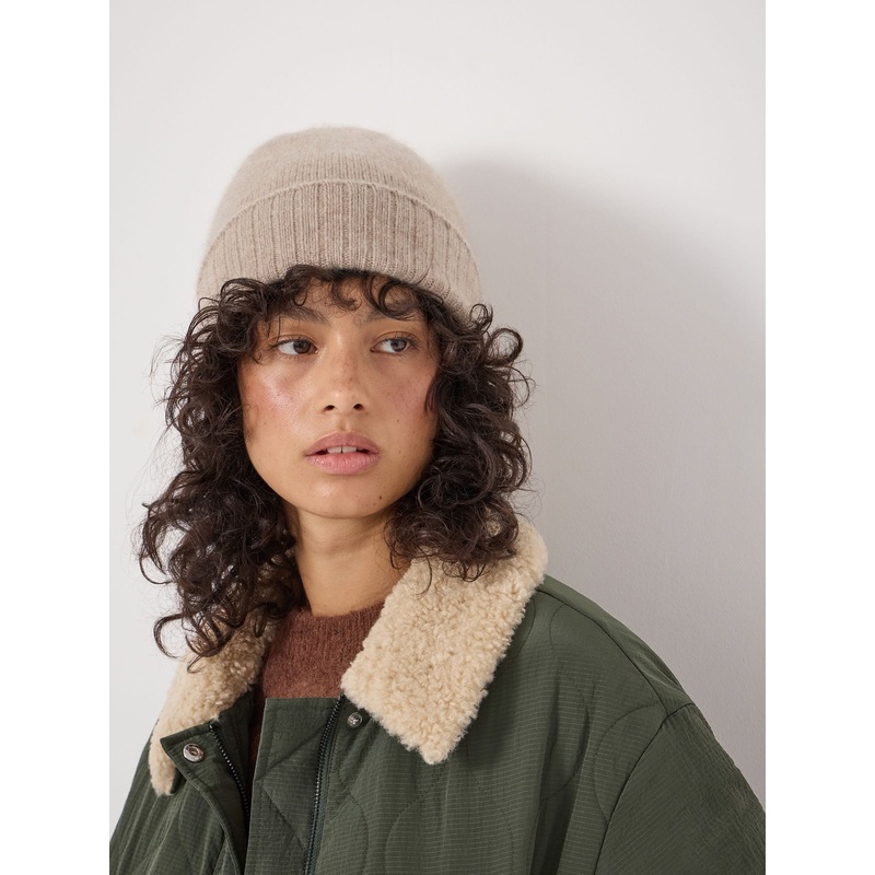 Hush Natural Cashmere Beanie