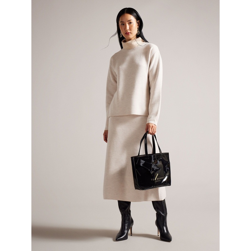 Ted Baker Black Nikicon Knot Bow Small Icon Bag