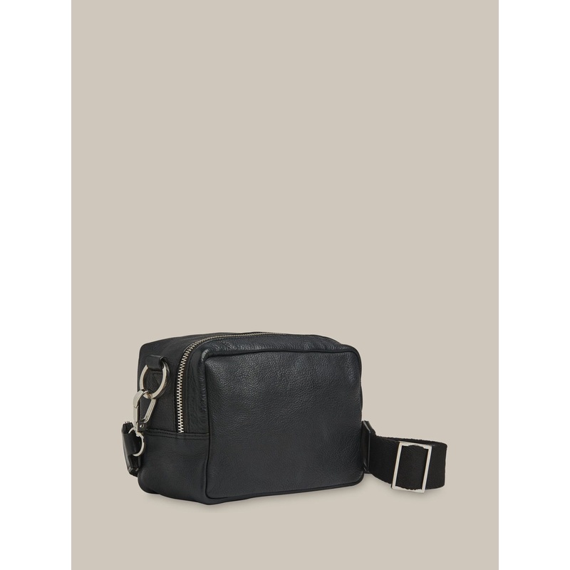 Whistles Black Bibi Chocolate Cross-Body Bag