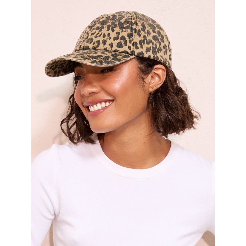 Friends Like These Leopard Print Baseball Cap