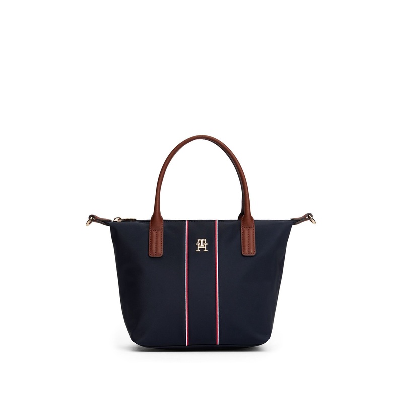 Tommy Hilfiger Blue Corporate Monogram Cross-Body Tote Bag