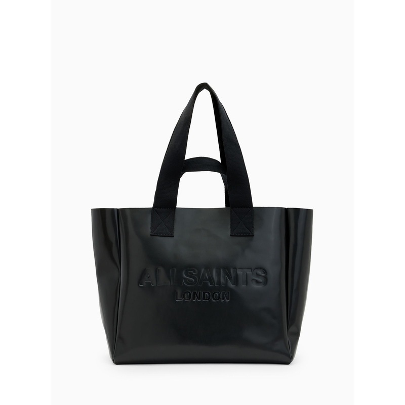 AllSaints Black Izzy Leather Tote