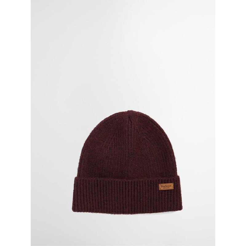 Barbour Red Pendle Beanie Hat