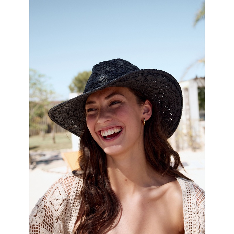 Black Western Hat