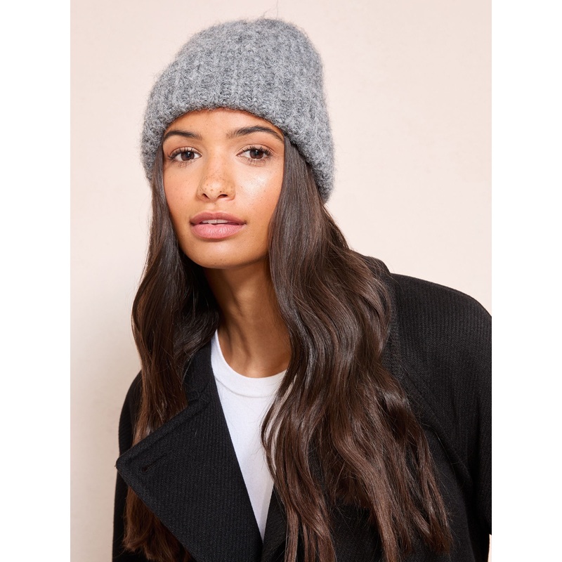 Friends Like These Grey Cosy Knitted Beanie Hat