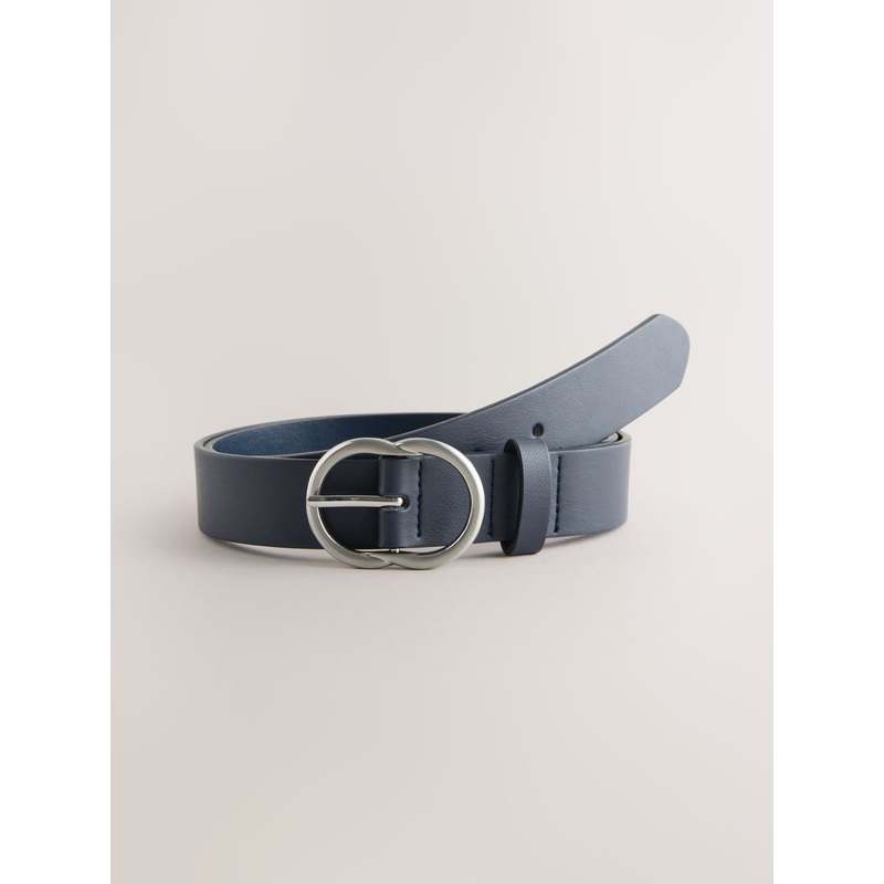 Navy Regular PU Belt