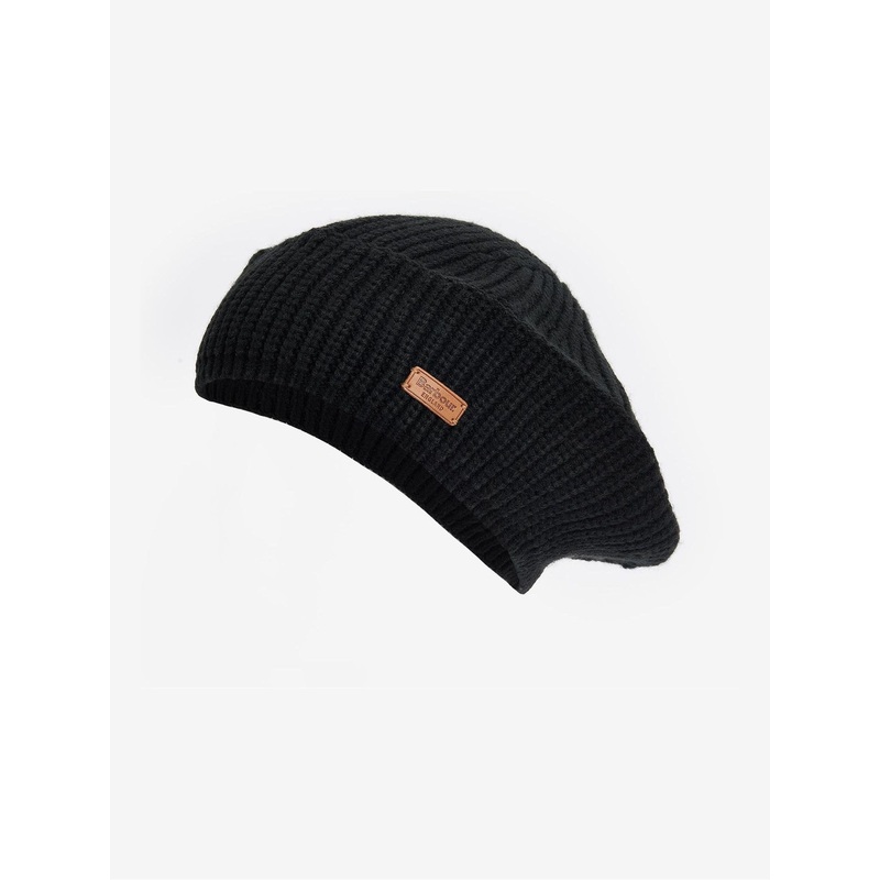 Barbour Black Beldon Knitted Cap