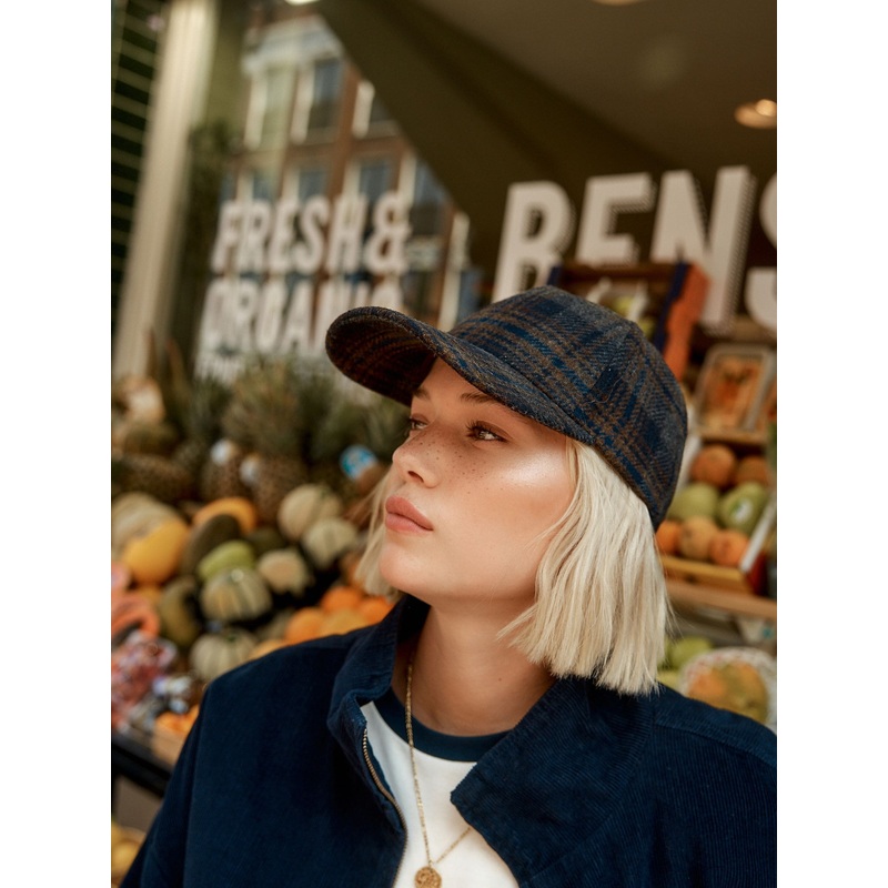 Checked Cap