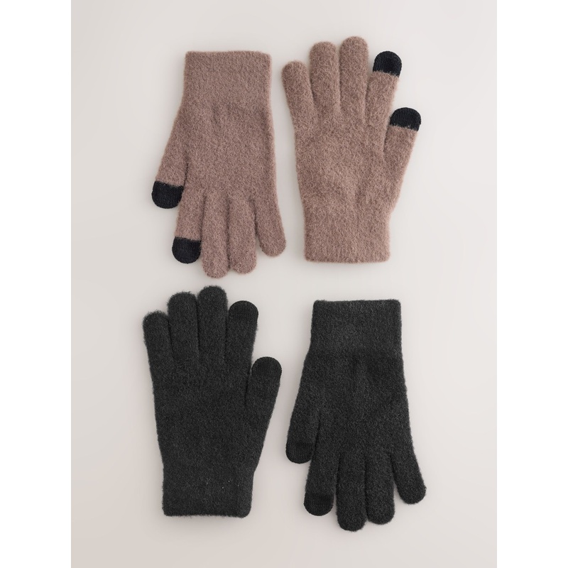 Mink/Black Magic Gloves 2 Pack