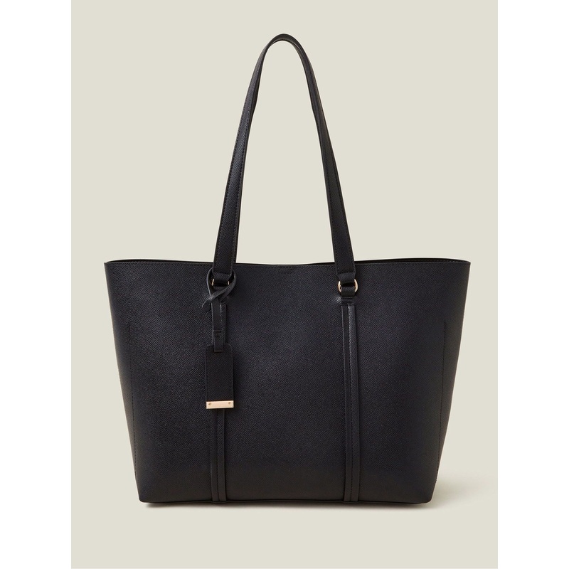 Accessorize Black Classic Large Tote Bag