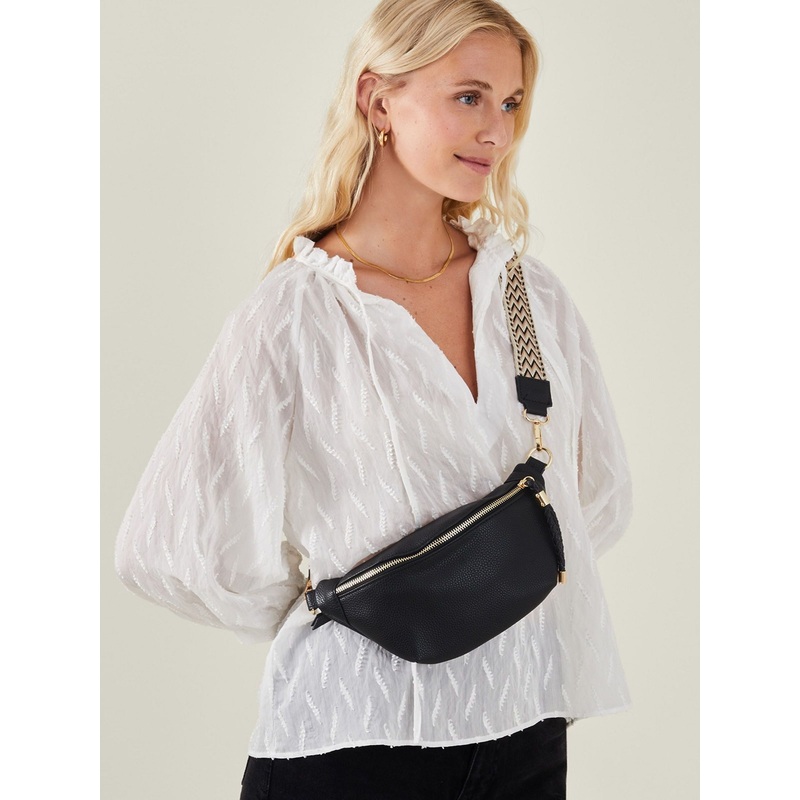 Accessorize Black Sling Bum Bag
